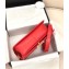 Chanel Lambskin Cotton Boy Flap Medium Bag Red 2019