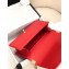 Chanel Lambskin Cotton Boy Flap Medium Bag Red 2019