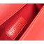 Chanel Lambskin Cotton Boy Flap Medium Bag Red 2019