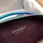 Chanel Grained Metallic Lambskin with Rainbow Metal Mini Camera Case Bag AS0764 Green 2019