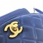 Chanel Chain Handle Flap Bag AS0785 Blue 2019
