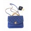 Chanel Chain Handle Flap Bag AS0785 Blue 2019