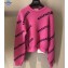 Balenciaga Jacquard All Over Logo Crewneck Sweater Fuchsia 2019