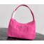 Prada Nylon Hobo Bag MV515 Pink 2019