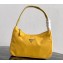 Prada Nylon Hobo Bag MV515 Yellow 2019