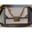 Fendi Perforated Medium Kan U Bag White 2019