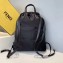 Fendi Bag Bugs Nylon and Leather Drawstring Backpack Bag Black 2019