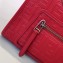 Fendi Leather Small Runaway Shopper Bag FF Logo Red