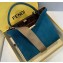 Fendi Suede Peekaboo X-Lite Medium Bag Blue