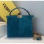 Fendi Suede Peekaboo X-Lite Medium Bag Blue