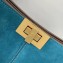 Fendi Suede Peekaboo X-Lite Medium Bag Blue