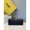 Fendi Leather Small Runaway Shopper Bag FF Logo Black
