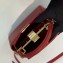Fendi Leather Peekaboo Iconic XS Mini Bag Red