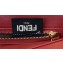 Fendi Leather Peekaboo Iconic XS Mini Bag Red