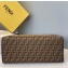 Fendi Large Runaway Shopper Bag FF Logo Roma Amor Fabric
