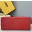 Fendi Leather Large Runaway Shopper Bag FF Logo Red
