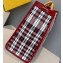 Fendi Large Runaway Shopper Bag Weave Red