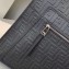 Fendi Leather Large Runaway Shopper Bag FF Logo Black