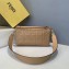 Fendi All-Over FF Motif Leather Large Baguette Bag Beige 2019Fendi All-Over FF Motif Leather Large Baguette Bag Beige 2019