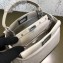 Fendi Leather Peekaboo Iconic Mini Bag Off White