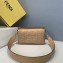 Fendi All-Over FF Motif Leather Medium Baguette Bag Beige 2019