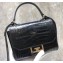 Givenchy Mini Eden Bag in Crocodile-effect Leather Black 2019