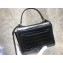 Givenchy Mini Eden Bag in Crocodile-effect Leather Black 2019