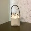 Fendi Stamp Mon Tresor Mini Bucket Bag White/Blue