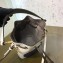 Fendi Stamp Mon Tresor Mini Bucket Bag White/Blue