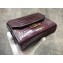 Givenchy Small Eden Messenger Bag in Crocodile-effect Leather Burgundy 2019