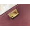 Givenchy Small Eden Messenger Bag in Crocodile-effect Leather Burgundy 2019