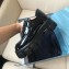 Prada Heel 6cm Patent Leather Derby Lace-ups Shoes Black 2019