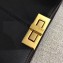 Fendi Leather Peekaboo X-Lite Large Bag Black