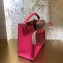 Fendi Roman Leather Peekaboo X-Lite Medium Bag Fuchsia