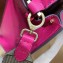 Fendi Roman Leather Peekaboo X-Lite Medium Bag Fuchsia