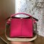 Fendi Roman Leather Peekaboo X-Lite Medium Bag Fuchsia
