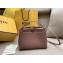 Fendi Leather Peekaboo Iconic Mini Bag Nude Pink