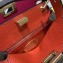 Fendi Romano Leather Peekaboo Iconic Mini Bag Gray