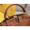 Fendi Suede Peekaboo Iconic XS Mini Bag Brown