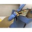 Fendi Leather Peekaboo X-Lite Medium Bag Blue