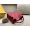 Fendi Leather Peekaboo X-Lite Medium Bag Red/FF Logo