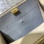 Fendi Roman Leather Peekaboo X-Lite Medium Bag Light Gray