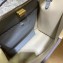 Fendi Roman Leather Peekaboo X-Lite Medium Bag Light Gray