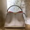 Fendi Roman Leather Peekaboo X-Lite Large Bag Etoupe
