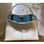 Fendi Roman Leather Peekaboo X-Lite Large Bag White