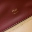 Fendi Leather Peekaboo X-Lite Medium Bag White