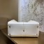 Fendi Leather Peekaboo X-Lite Medium Bag White