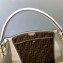 Fendi Leather Peekaboo X-Lite Large Bag White/FF Logo