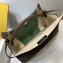 Fendi Leather Peekaboo X-Lite Large Bag Coffee
