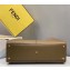 Fendi Leather Peekaboo X-Lite Large Bag Camel